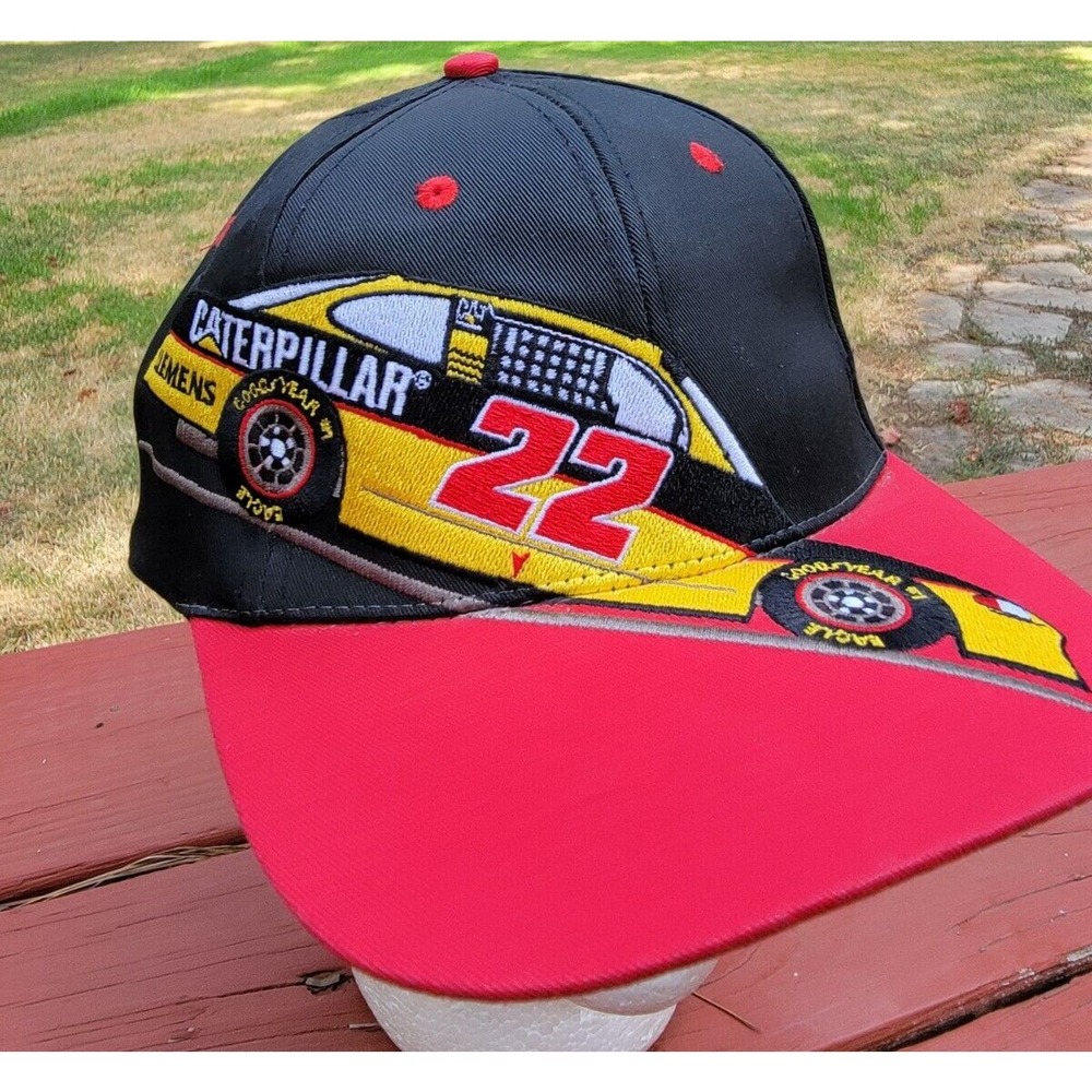 Vintage Cat Racing 22 Caterpillar Embroidered Hat NEW